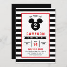 Mickey Mouse | Icon Black & White Striped Birthday
