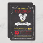 Mickey Mouse Icon Chalkboard 2nd Birthday