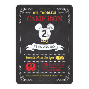 Mickey Mouse Invitations Zazzle