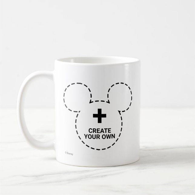 Mickey Mouse Icon Mug Template (Left)