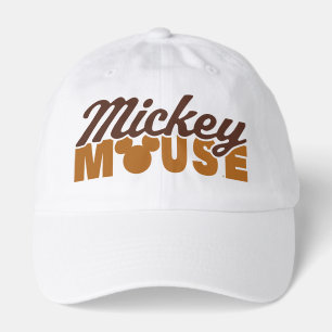 Mickey Mouse Icon Name Typography Hat