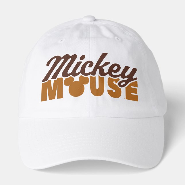 Mickey Mouse Icon Name Typography Hat (Front)