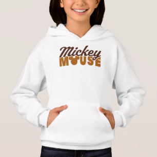 Mickey Mouse Icon Name Typography Hoodie