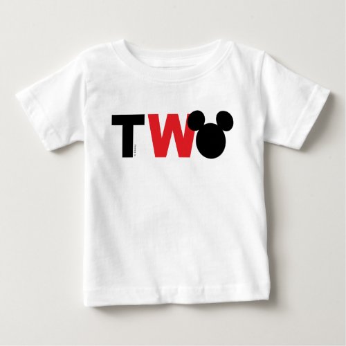 Mickey Mouse  Icon Second Birthday Baby T_Shirt