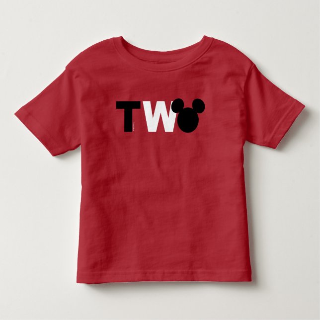 Mickey Mouse | Icon Second Birthday Toddler T-shirt (Front)
