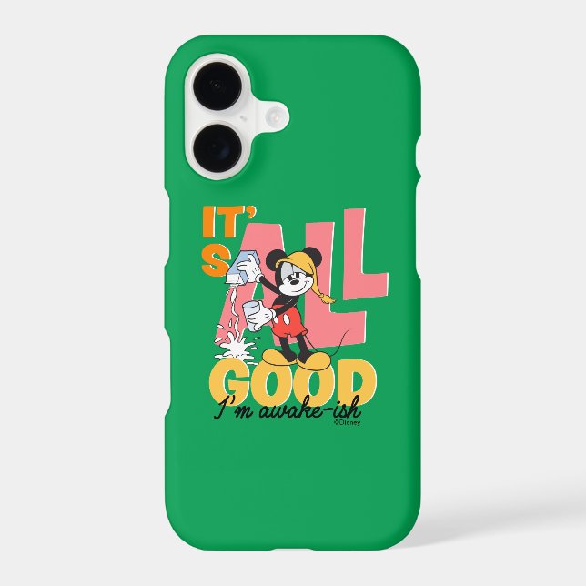 Mickey Mouse I'm Awake-ish Case-Mate iPhone Case (Back)