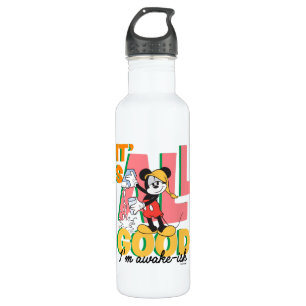 Mickey Mouse I'm Awake-ish Stainless Steel Water Bottle