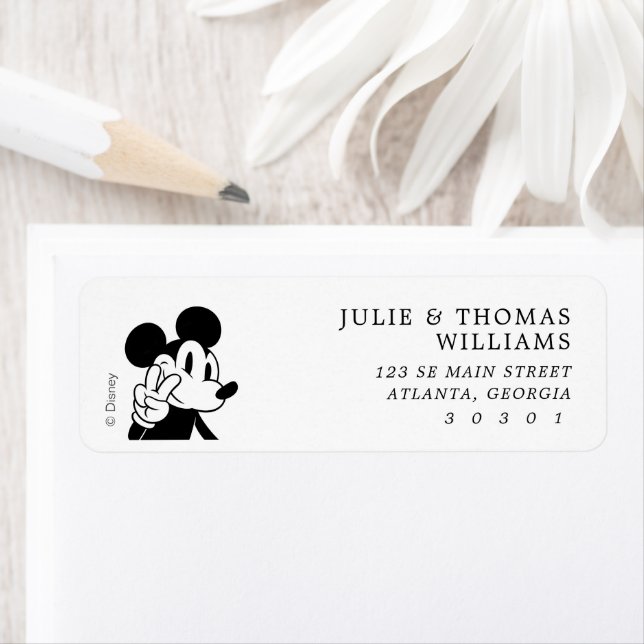 Mickey Mouse | Joint Kids Birthday  Label (Insitu)