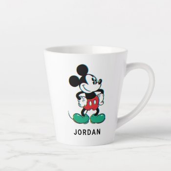 Mickey Mouse Latte Mug by MickeyAndFriends at Zazzle