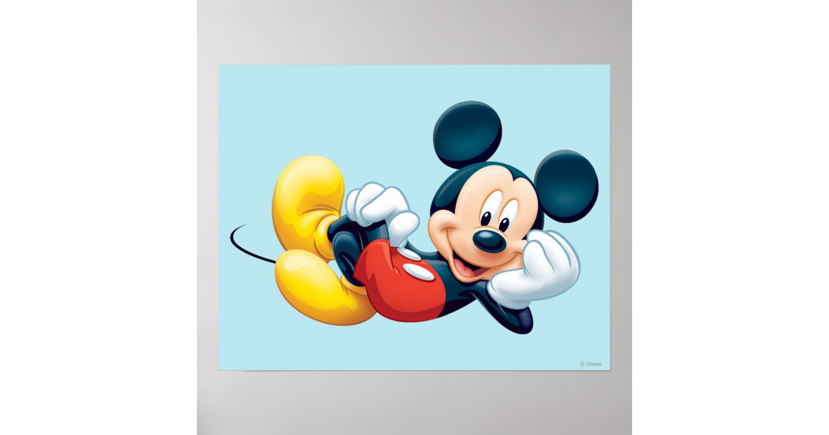 Mickey Mouse - Retro Disney Classic 24x36 Poster Art Print: Posters &  Prints 