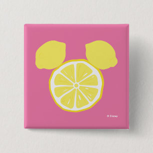 Mickey Mouse Lemon Icon Button