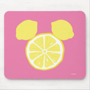 Mickey Mouse Lemon Icon Mouse Pad