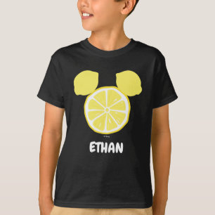 Mickey Mouse Lemon Icon   Name T-Shirt