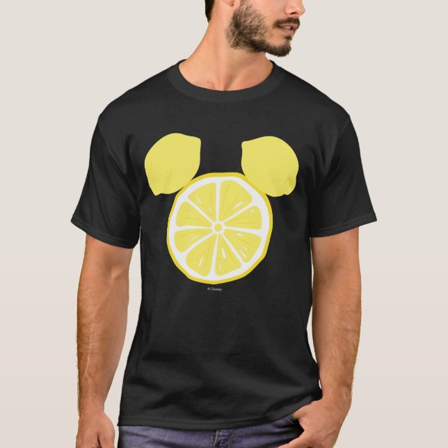 Mickey Mouse Lemon Icon T-Shirt (Front)