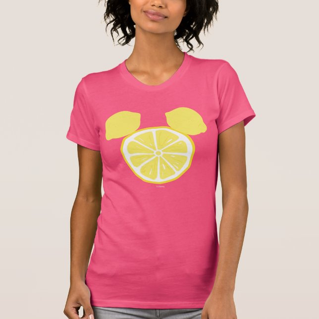 Mickey Mouse Lemon Icon T-Shirt (Front)