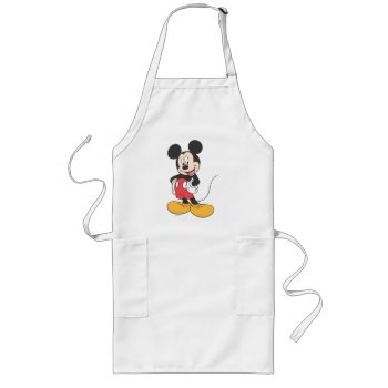 Mickey Mouse Long Apron by MickeyAndFriends at Zazzle
