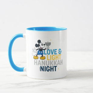 Mickey Mouse   Love & Light Hanukkah Night Mug
