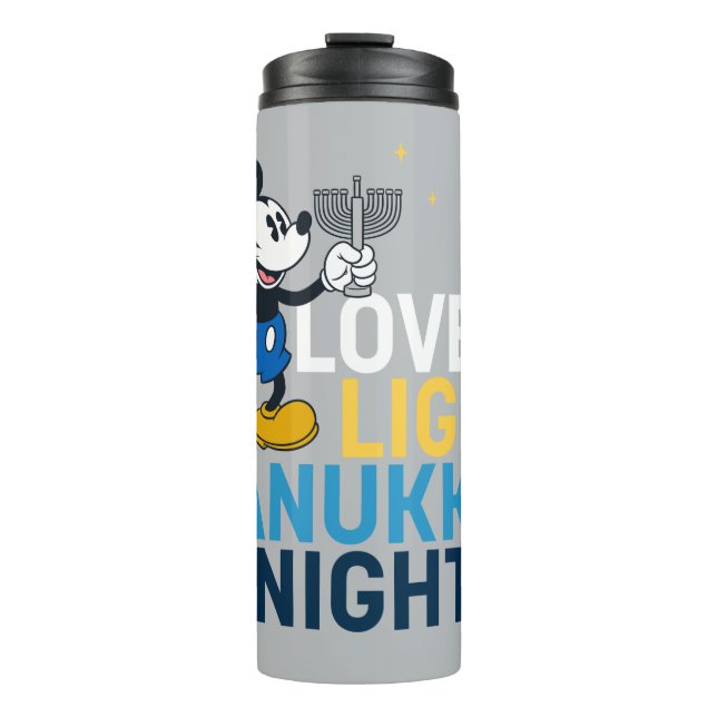 Mickey Mouse | Love & Light Hanukkah Night Thermal Tumbler (Front)