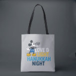 Mickey Mouse | Love & Light Hanukkah Night Tote Bag<br><div class="desc">Check out this Hanukkah graphic featuring Mickey Mouse and the saying,  "Love & Light Hanukkah Night."</div>