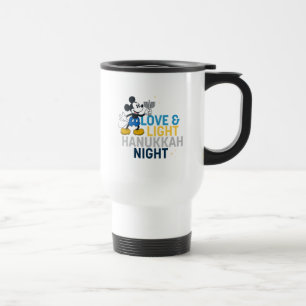 Mickey Mouse Love & Light Hanukkah Night Travel Mug