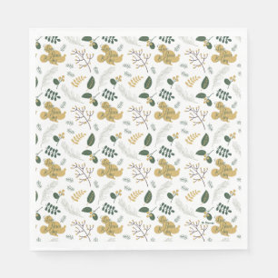 Mickey Mouse   Love, Peace & Joy Pattern Napkins