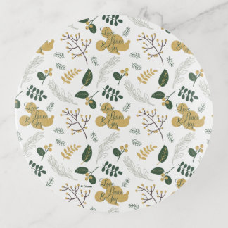 Mickey Mouse | Love, Peace & Joy Pattern Trinket Tray