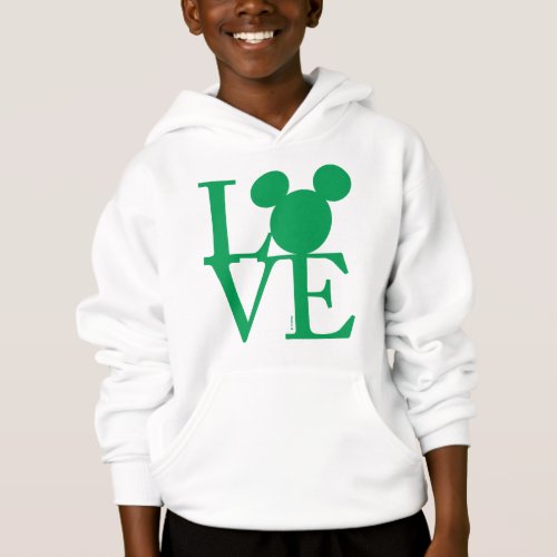 Mickey Mouse LOVE  St Patricks Day Hoodie