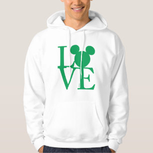 Mickey Mouse LOVE St. Patrick's Day Hoodie