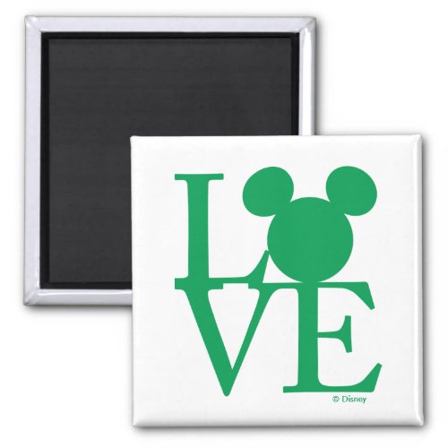 Mickey Mouse LOVE  St Patricks Day Magnet
