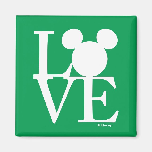 Mickey Mouse LOVE | St. Patrick's Day Magnet (Front)