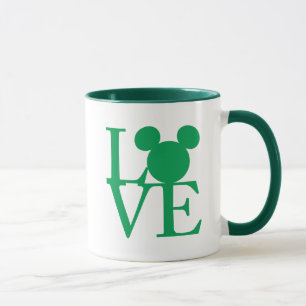 Mickey Mouse LOVE   St. Patrick's Day Mug