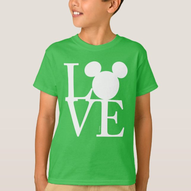 Mickey Mouse LOVE | St. Patrick's Day T-Shirt (Front)