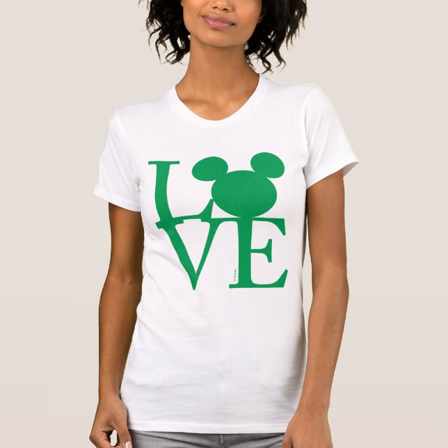Mickey Mouse LOVE | St. Patrick's Day T-Shirt (Front)