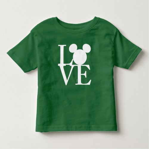 Mickey Mouse LOVE  St Patricks Day Toddler T_shirt