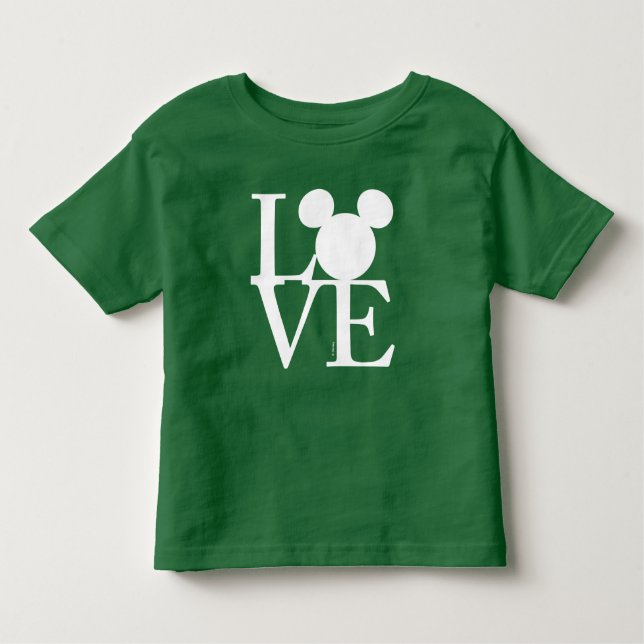 Mickey Mouse LOVE | St. Patrick's Day Toddler T-shirt (Front)