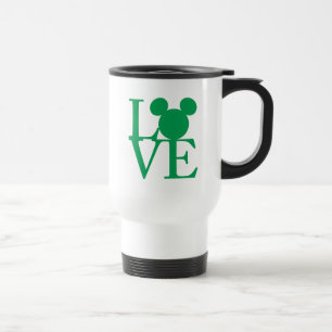 Mickey Mouse LOVE St. Patrick's Day Travel Mug