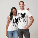 Mickey Mouse LOVE T-Shirt<br><div class="desc">Celebrate Valentine's with this cute Mickey Mouse LOVE design.</div>