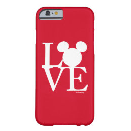 Mickey Mouse LOVE | Valentine&#39;s Day 3 Barely There iPhone 6 Case