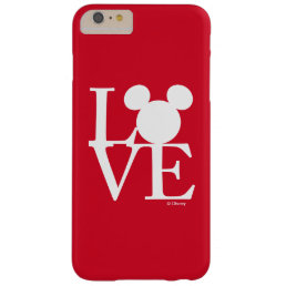 Mickey Mouse LOVE | Valentine&#39;s Day 3 Barely There iPhone 6 Plus Case
