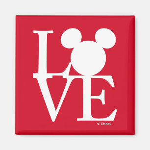 Mickey Mouse LOVE   Valentine's Day 3 Magnet