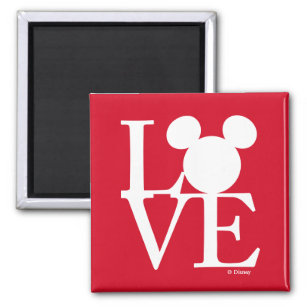 Mickey Mouse LOVE   Valentine's Day 3 Magnet