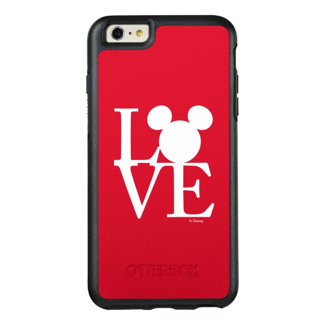 Mickey Mouse LOVE | Valentine's Day 3 Otterbox iPhone Case (Back)