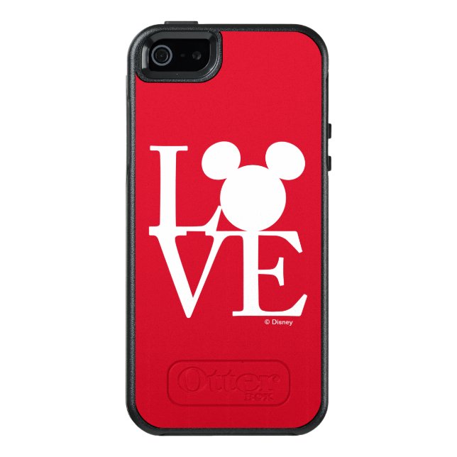 Mickey Mouse LOVE | Valentine's Day 3 Otterbox iPhone Case (Back)