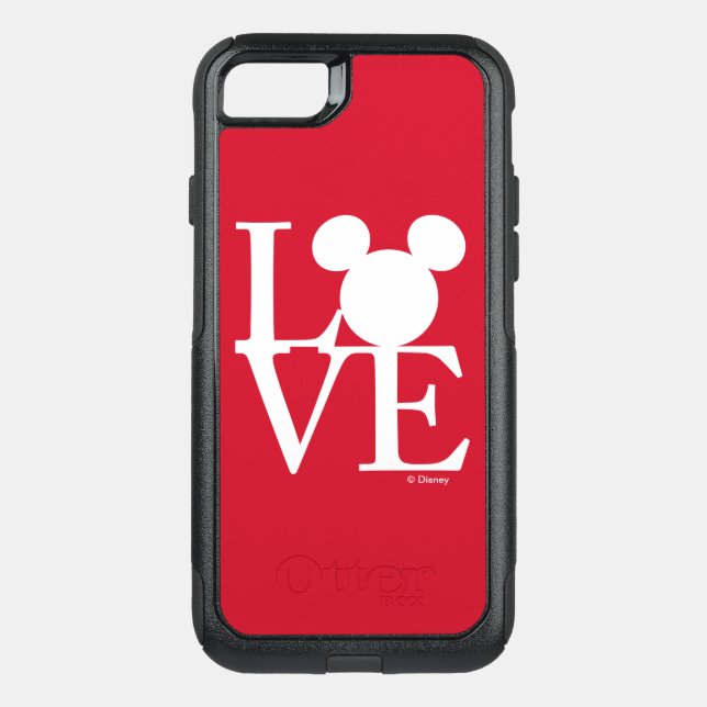 Mickey Mouse LOVE | Valentine's Day 3 Otterbox iPhone Case (Back)