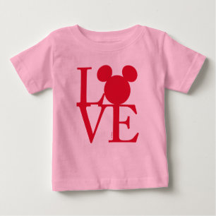 Mickey Mouse LOVE Valentine's Day Baby T-Shirt