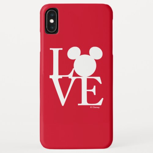 Mickey Mouse LOVE  Valentines Day iPhone XS Max Case