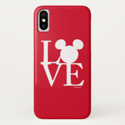 Mickey Mouse LOVE | Valentine&#39;s Day iPhone XS Case