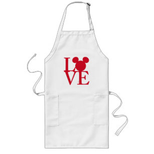 Mickey Mouse LOVE   Valentine's Day Long Apron