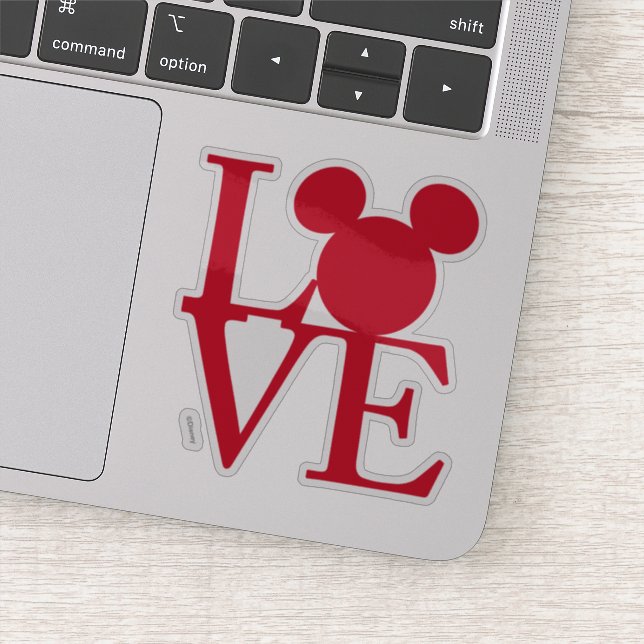 Mickey Mouse LOVE | Valentine's Day Sticker (Detail)