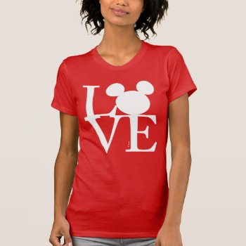 Mickey Mouse Love | Valentine's Day T-shirt by MickeyAndFriends at Zazzle